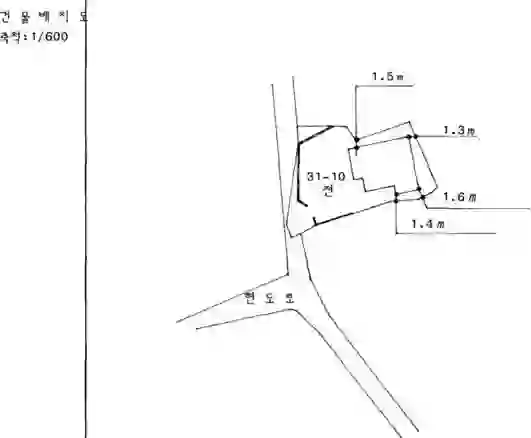 내기리 31-10 배치도 이미지
